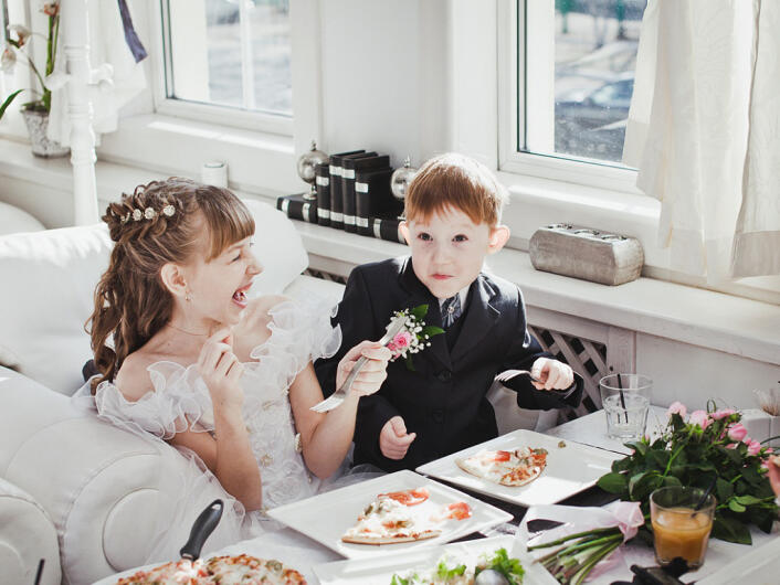 Дети на свадьбе: организационные моменты и простые рекомендации.